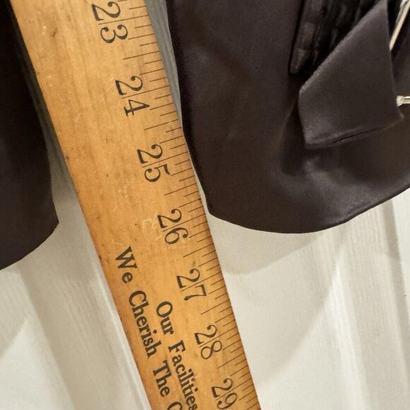 Babaton Pants Womens 2 High Rise Refined Cargo‎ Satin Coffee Brown - Picture 8 of 12